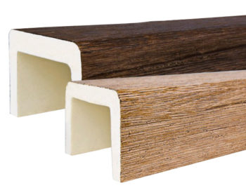 Faux wood beams 'Modern' series